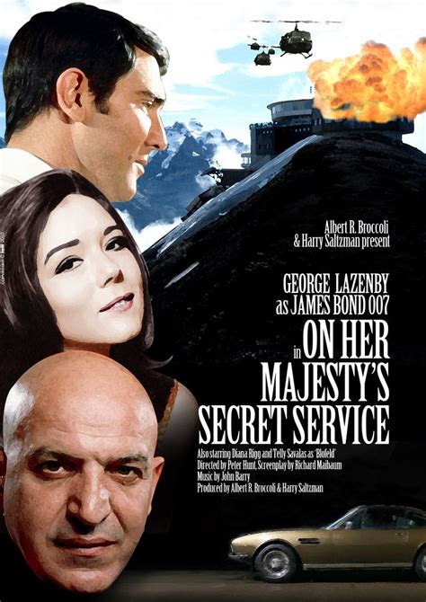 Bond #6 On Her Majesty's Secret Service (1969). George Lazenby takes over as James, for a one ...