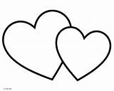 Coloring Pages Hearts sketch template