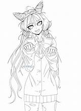 Ibuki Mioda Coloring Page Pages sketch template