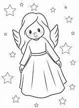 Angel Coloring Pages Printable For Free Download sketch template