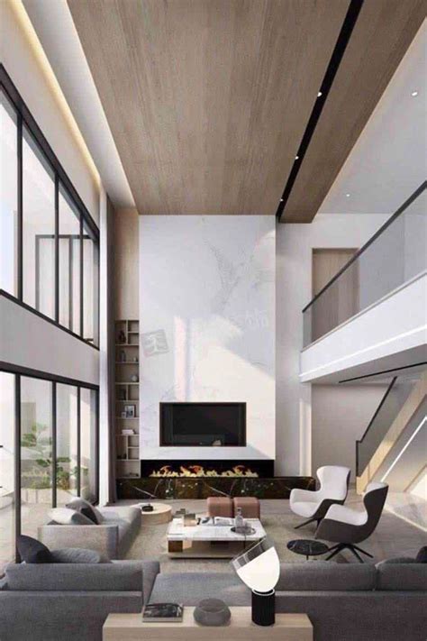 Amazing Living Room Inspiration | High ceiling living room modern, High ceiling living room ...