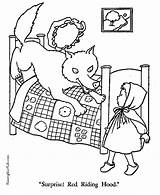 Little Red Riding Hood Coloring Page sketch template