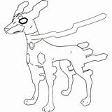 Coloring Page  Pokémon Zygarde 10% Beginning With Z Free sketch template