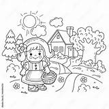 Coloring Pages Little Red Riding Hood sketch template
