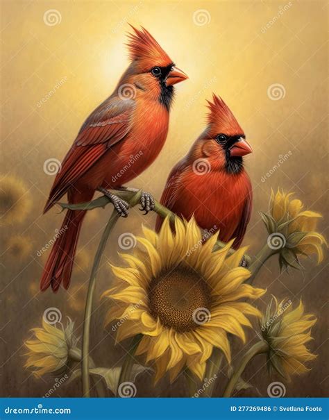 Set Of Cardinal Birds, Hand Draw Sketch Vector | CartoonDealer.com ...