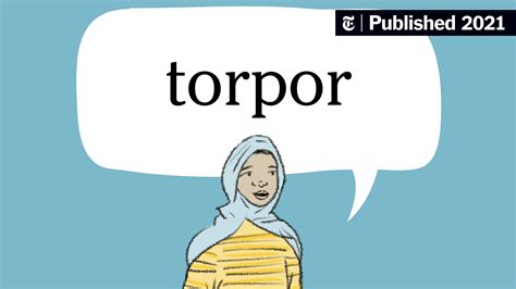 Word + Quiz: torpor - The New York Times