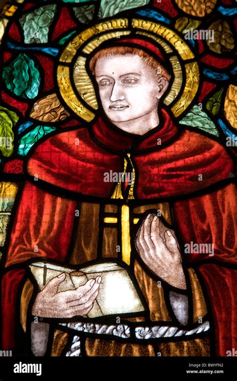 Stained Glass Window Saint Bonaventure At Church Of Saint Francis Of Assisi Sydney Australia ...