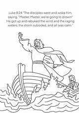 Jesus Calms The Storm Coloring Page Etsy  Vrogueco sketch template