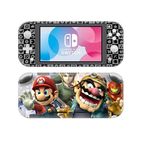 Super Smash Bros Skin Sticker Decal For Nintendo Switch Lite Console ...