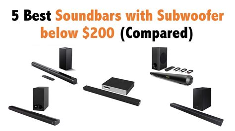 5 Best Soundbars with Subwoofer below $200 (Compared) Archives - All For Turntables