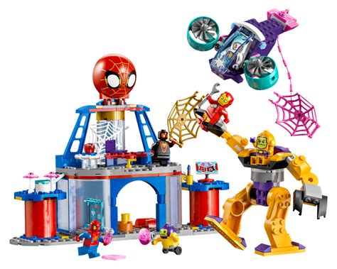 LEGO Set 10794-1 Team Spidey Web Spinner Headquarters (2024 Super Heroes Marvel > Spider-Man ...