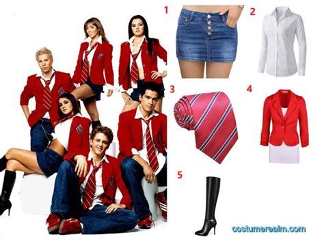 Rebelde Costume Rebelde Outfits Rebelde Merchandise