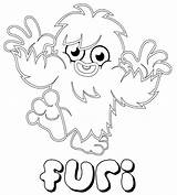Moshi Monsters Coloring Pages  Free Printable For Kids sketch template