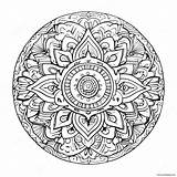 Adult Mandala Coloring Page 4650 3710 sketch template
