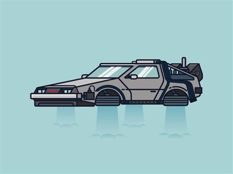 DeLorean Time Machine by Nenad Teofanov on Dribbble