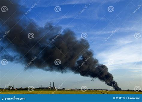 Smoke plume stock image. Image of dense, industrial, safety - 1981195