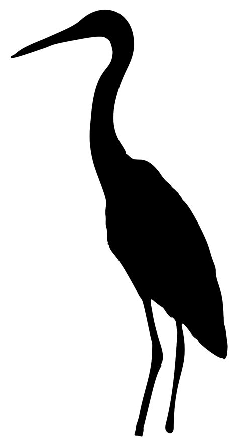 Download #FF7F00 Heron Silhouette SVG | FreePNGImg