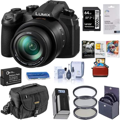 Amazon.com : Panasonic Lumix FZ1000 II 20.1MP Digital Camera, 25-400mm ...