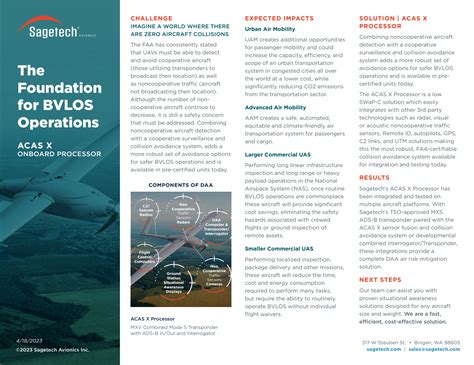 How ACAS X Creates Safer Skies - Sagetech Avionics