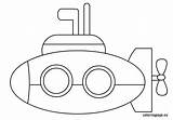 Submarine Coloring Sheet  Coloring Page sketch template