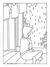 11 Unique Printable Rainy Day Coloring Pages PDFs Download sketch template