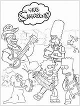 Simpsons Kids Coloring Pages For Printable Free sketch template