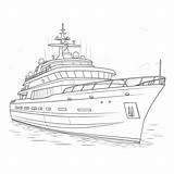 Yacht coloring page – Coloring Corner sketch template