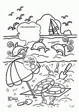 Summer Printable Coloring Pages sketch template