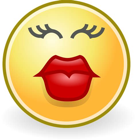 Поцелуй Любовь Смайлик · Бесплатная векторная графика на Pixabay