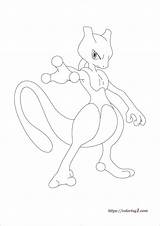 Pokemon Mewtwo Coloring Pages  2 Free Sheets 2021 sketch template