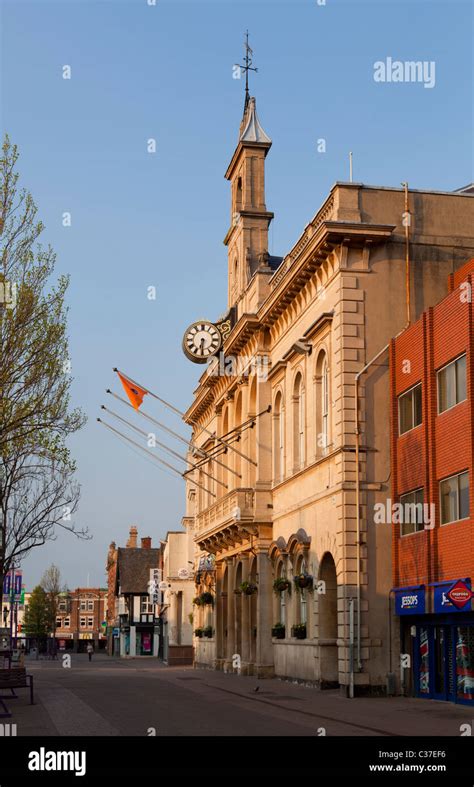 Loughborough town hall theatre venue Market Place Loughborough Leicestershire England GB UK EU ...