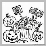 Halloween Candy Coloring Pages  Free & Printable sketch template