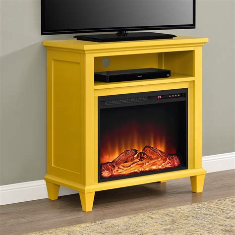 Winston Porter Colvard TV Stand for TVs up to 32" with Fireplace ...