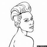 Miley Cyrus Coloring Page  pages sketch template
