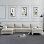 Rent to own Aukfa Sectional Sofa with Chaise - Modern Sofa L- U Shape ...