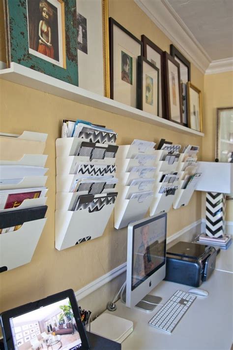 How to Create a Productive Office Space - Hanging file holders is a fantastic way to ke ...