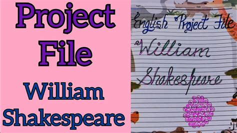 english project file/William Shakespeare project file/english project file/class 12 project file ...