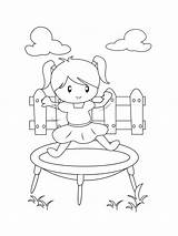 Printable Trampolining Coloring Pages Pdf For Kids  Coloringfoldercom sketch template