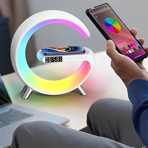 Litlamp 4-in-1 alarm clock, mood light, speaker & wireless charger