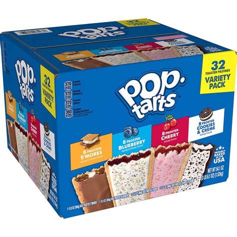 Pop-Tarts, Variety Pack (32 Count) - Walmart.com