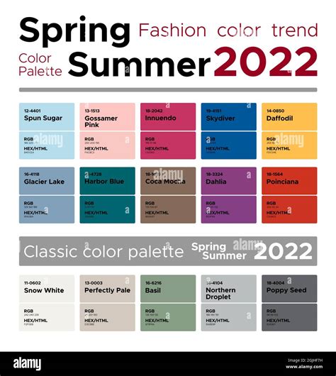 Pantone Colors Summer 2022