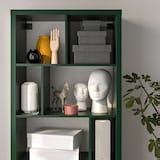 KALLAX shelf unit, dark green, 575/8x301/8" - IKEA