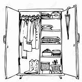 Closet Coloring Page Pages sketch template