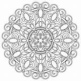Mandala Madness Coloring Book No4  5 Printable PDF Pages Etsy sketch template
