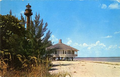Florida Memory • Lighthouse on Sanibel Island, Florida.