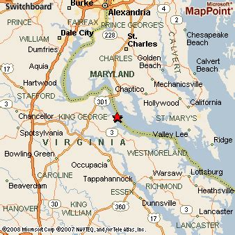 Where is Colonial Beach, Virginia? see area map & more