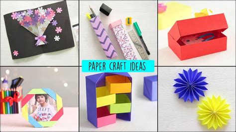 DIY Paper Crafts Ideas | Handcraft | Art and Craft - YouTube