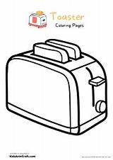 Toaster Coloring Pages For Kids Free Printable  Art & Craft sketch template