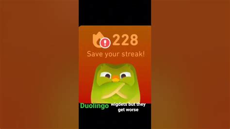 Duolingo widgets but they get worse - YouTube