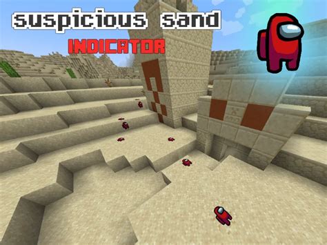 SUSPICIOUS SAND INDICATOR // Among US 1.20 Minecraft Texture Pack